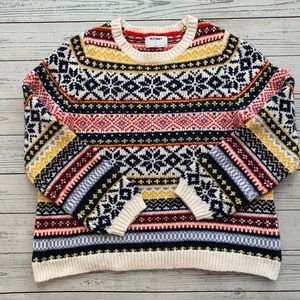 Fair Isle Christmas sweater S